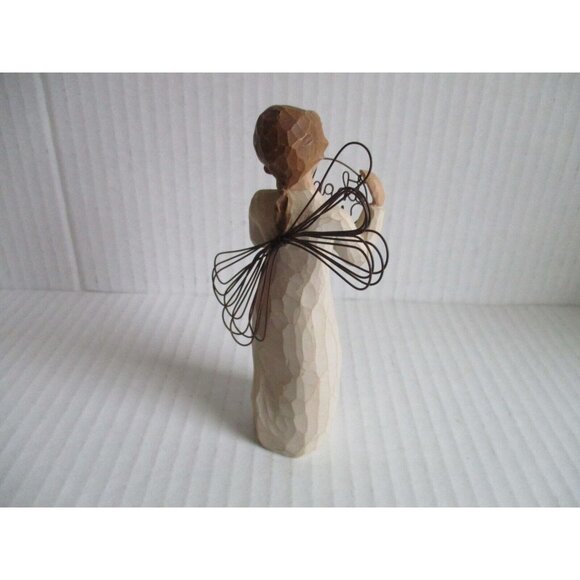*Willow Tree 'Just for You' Angel Beige Tan Figurine Statue Sculpture Thank You - Picture 5 of 7